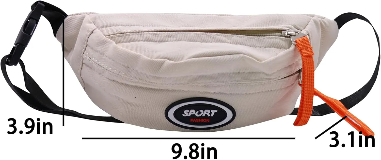 Waist Bag for Kids,Small Fanny Pack for Little Boy Girls,Fashion Buckle Bum Bag Lightweight Chest Bag for Children Outdoor Sport Running,Camping,Trip