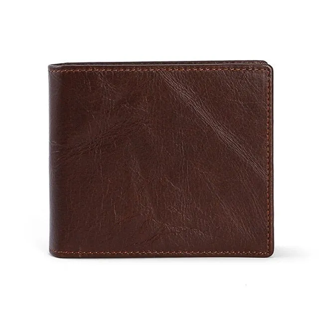 West Louis Vintage Cow Genuine Leather Wallet