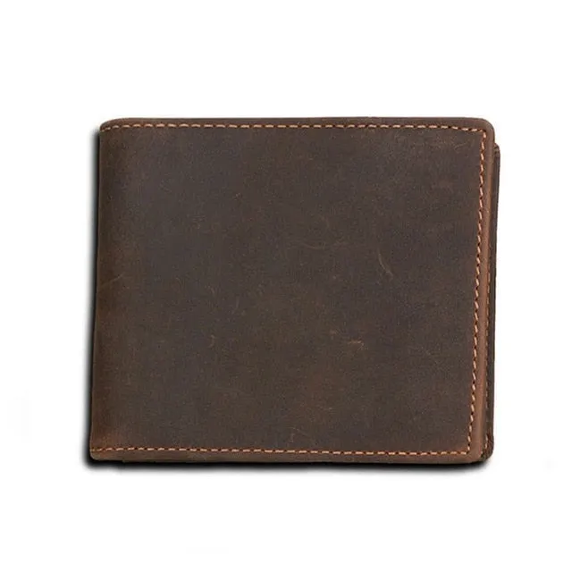 West Louis Vintage Cow Genuine Leather Wallet