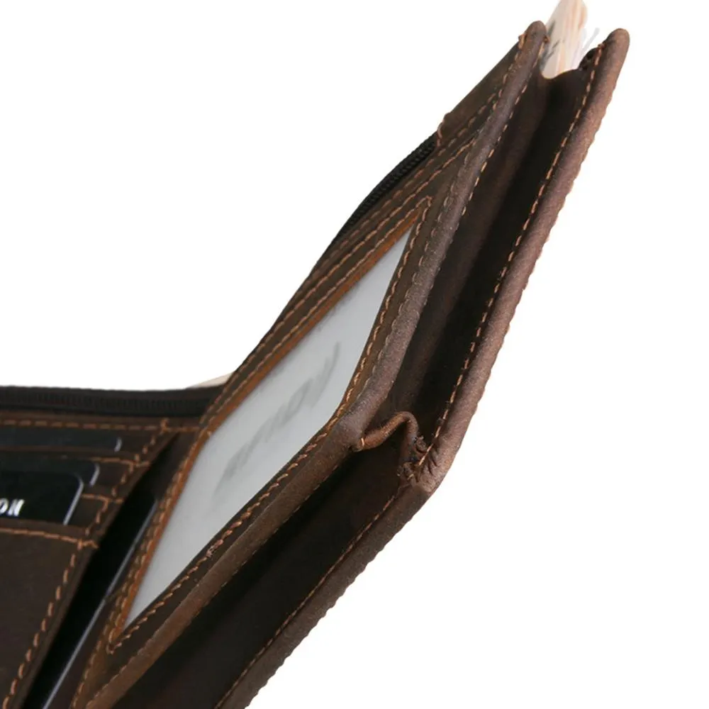 West Louis Vintage Cow Genuine Leather Wallet