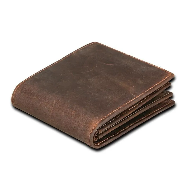 West Louis Vintage Cow Genuine Leather Wallet
