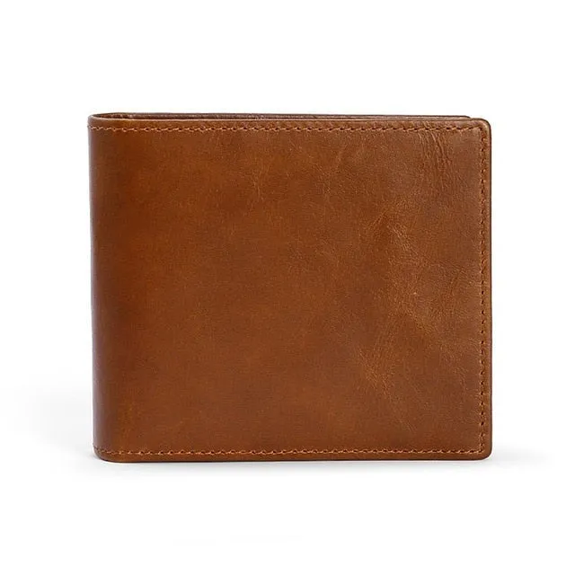 West Louis Vintage Cow Genuine Leather Wallet