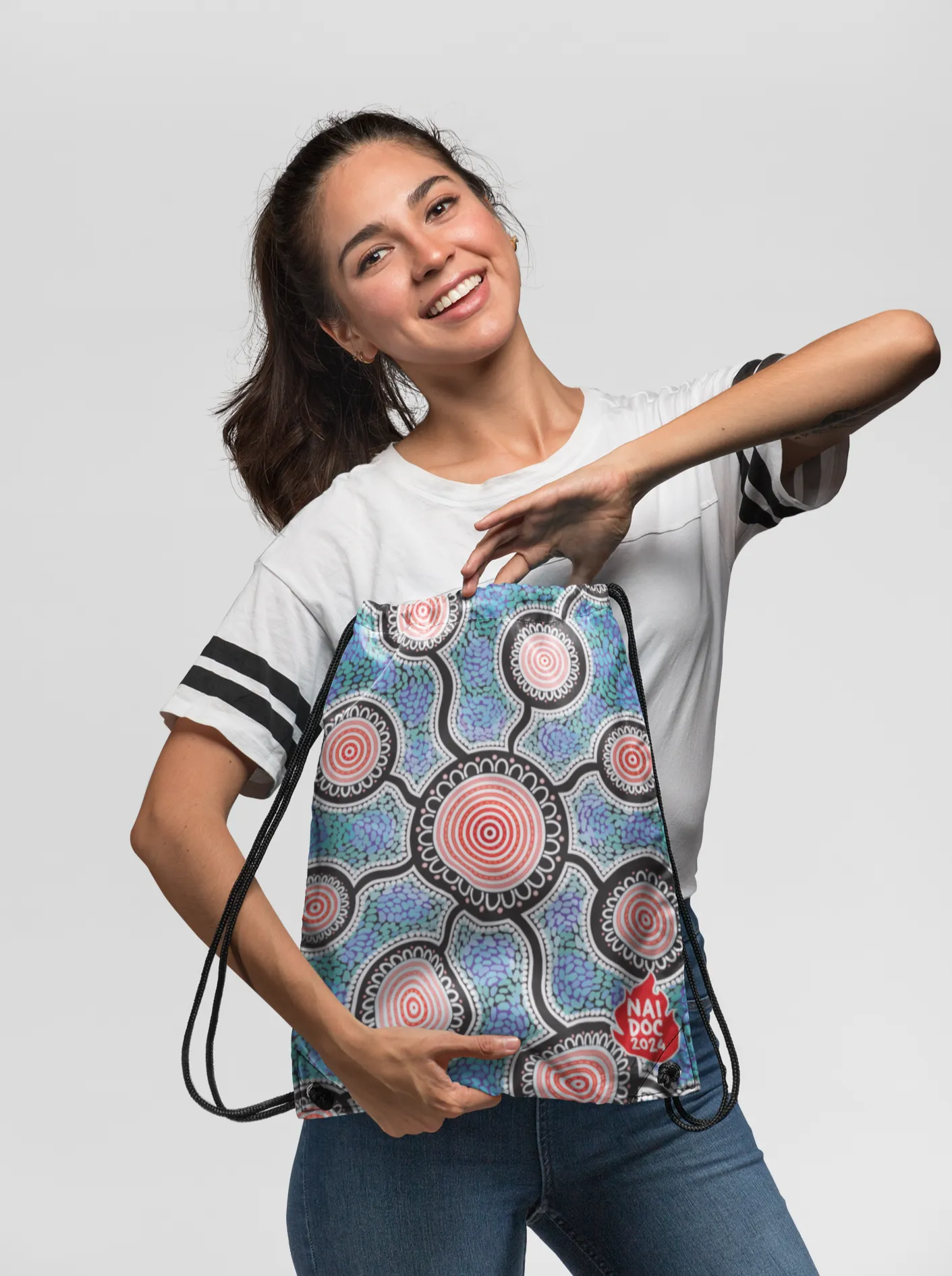 Wii Wilma-li ( Make A Fire) - NAIDOC 2024 Drawstring Bag