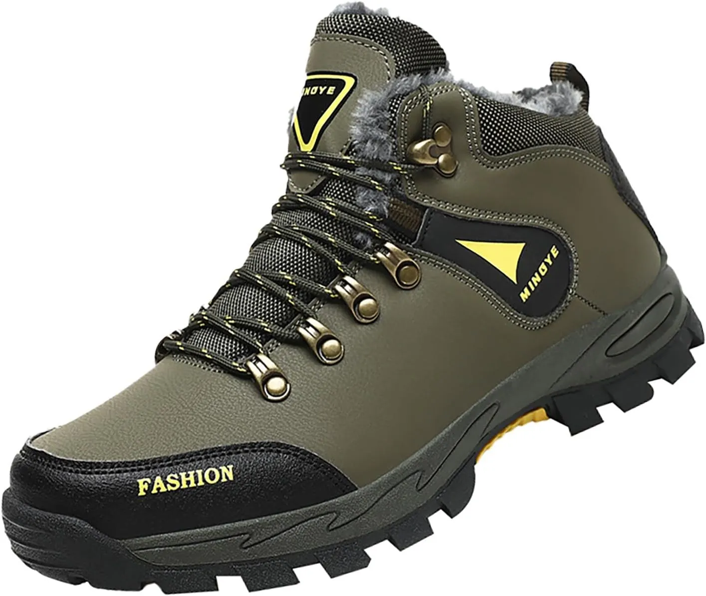 Winter Boots for Women Waterproof Wide Calf Women Winter Boots Black Womens Snow Boots Winter Waterproof Boots for Women 2024 Winter Womens Mid Tall Boots Classic