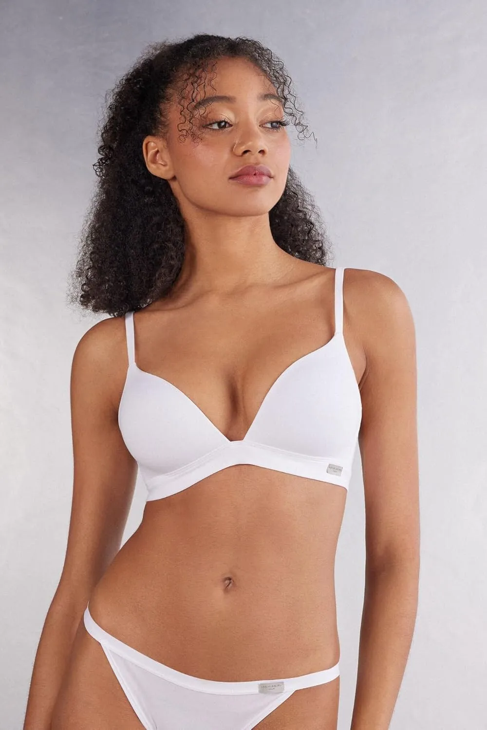 Woman's Tiziana Triangle Bra in Cotton