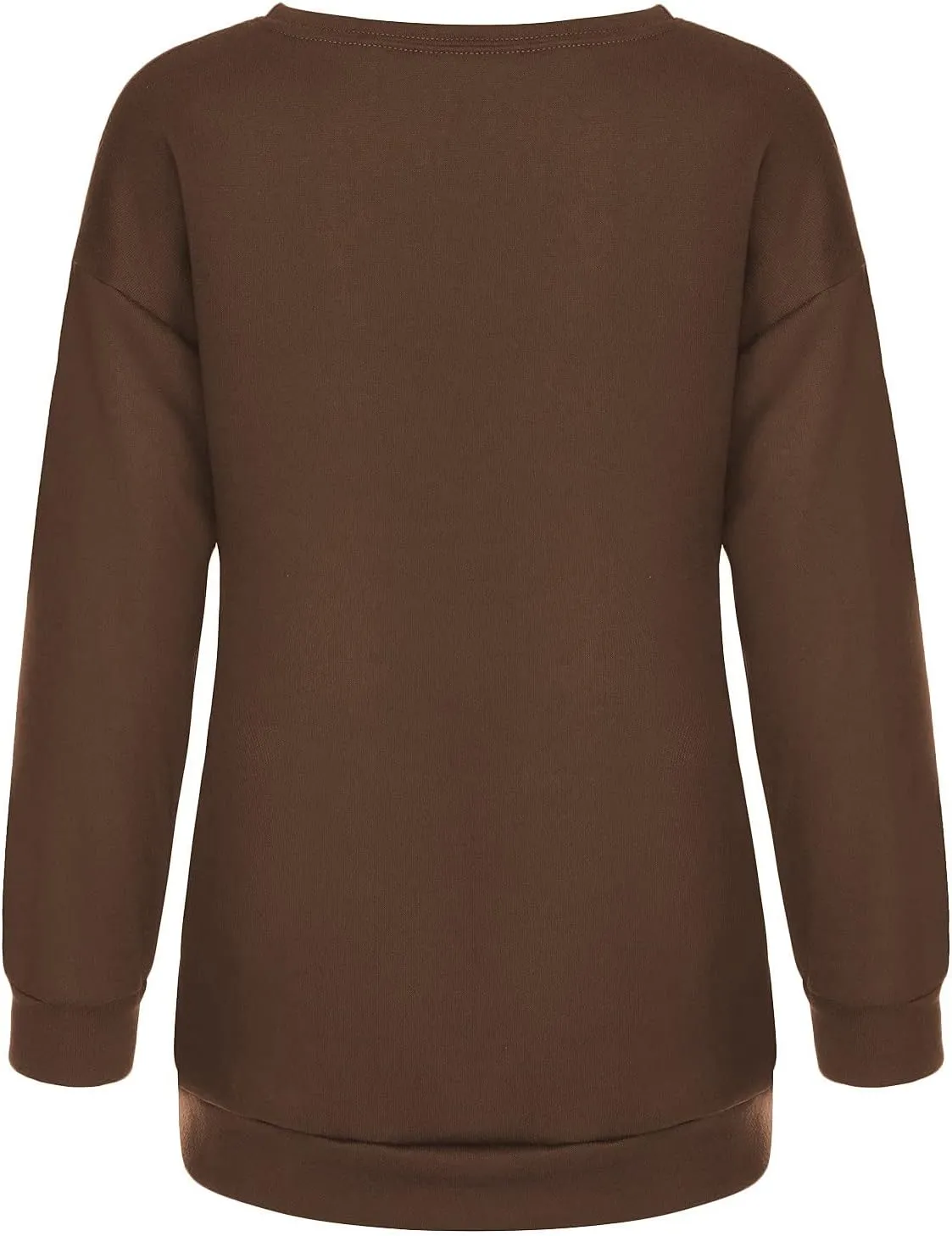Women Cute Mushroom Print Crewneck Sweatshirts Oversized Casual Long Sleeve Tunic Tops Trendy Loose Fit Pullover
