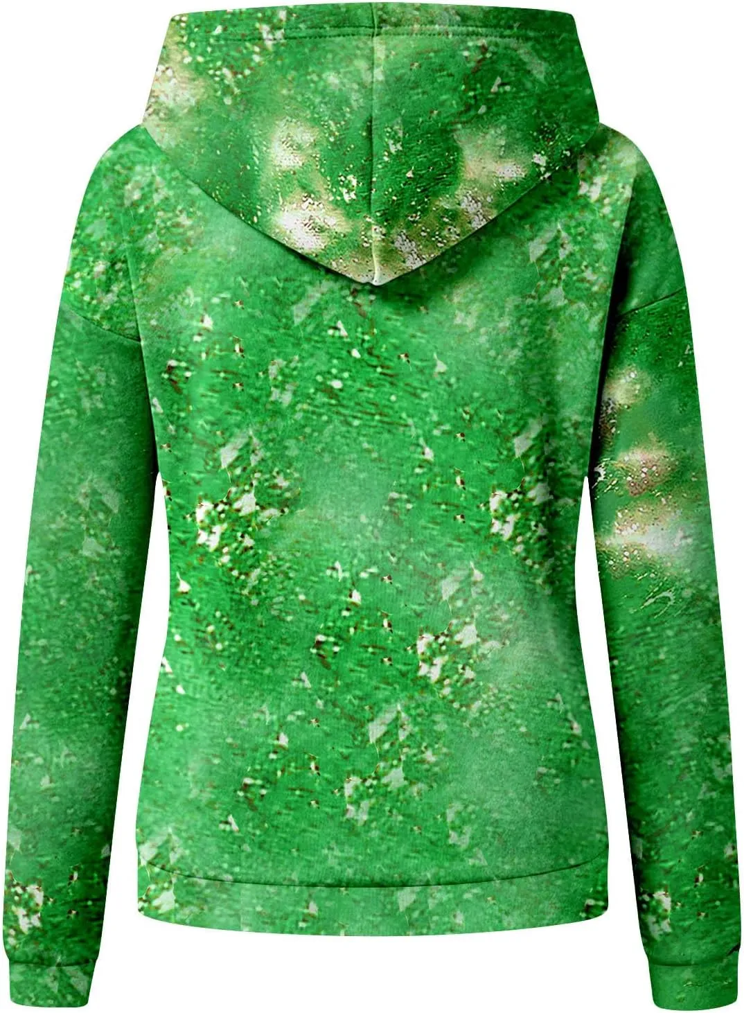 Womens Bleached Blank Print Hoodies Long Sleeve Casual 2024 Fall Oversized Pullover Tops Sweatshirt with Pockets
