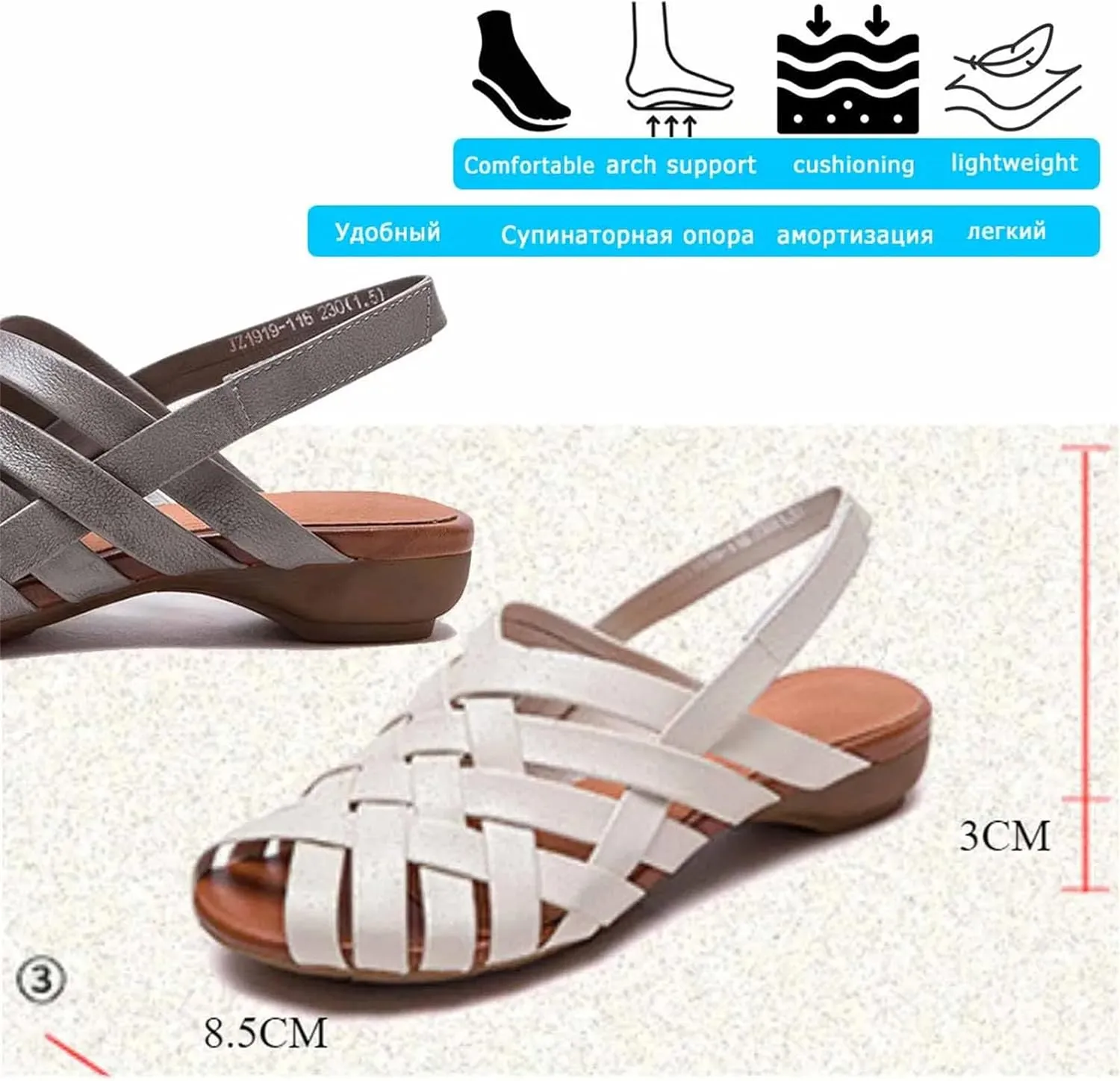 Women's Cow Suede Genuine Leather Flats - 3cm Hollow Ethnic Summer Luxury Soft Soled