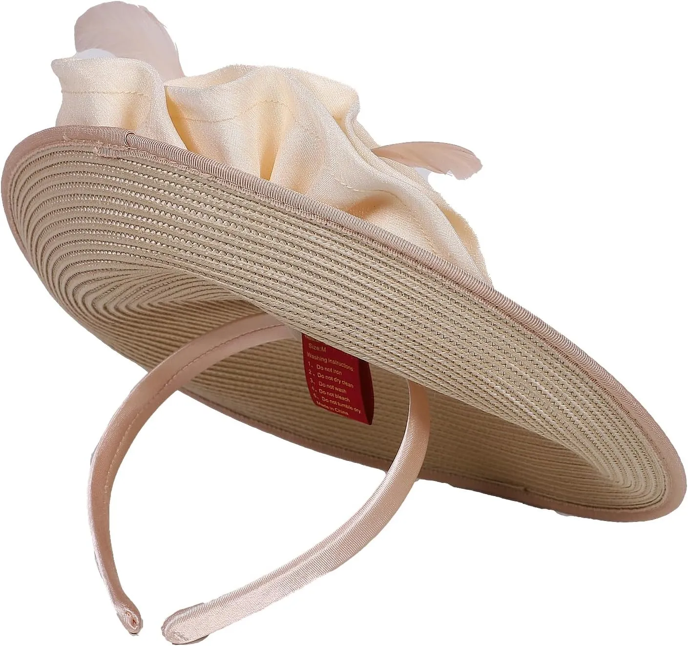 Women's Derby Hat Tea Party Fascinator Kentucky Church Hats Cocktail Wedding Pillbox Hat Headband
