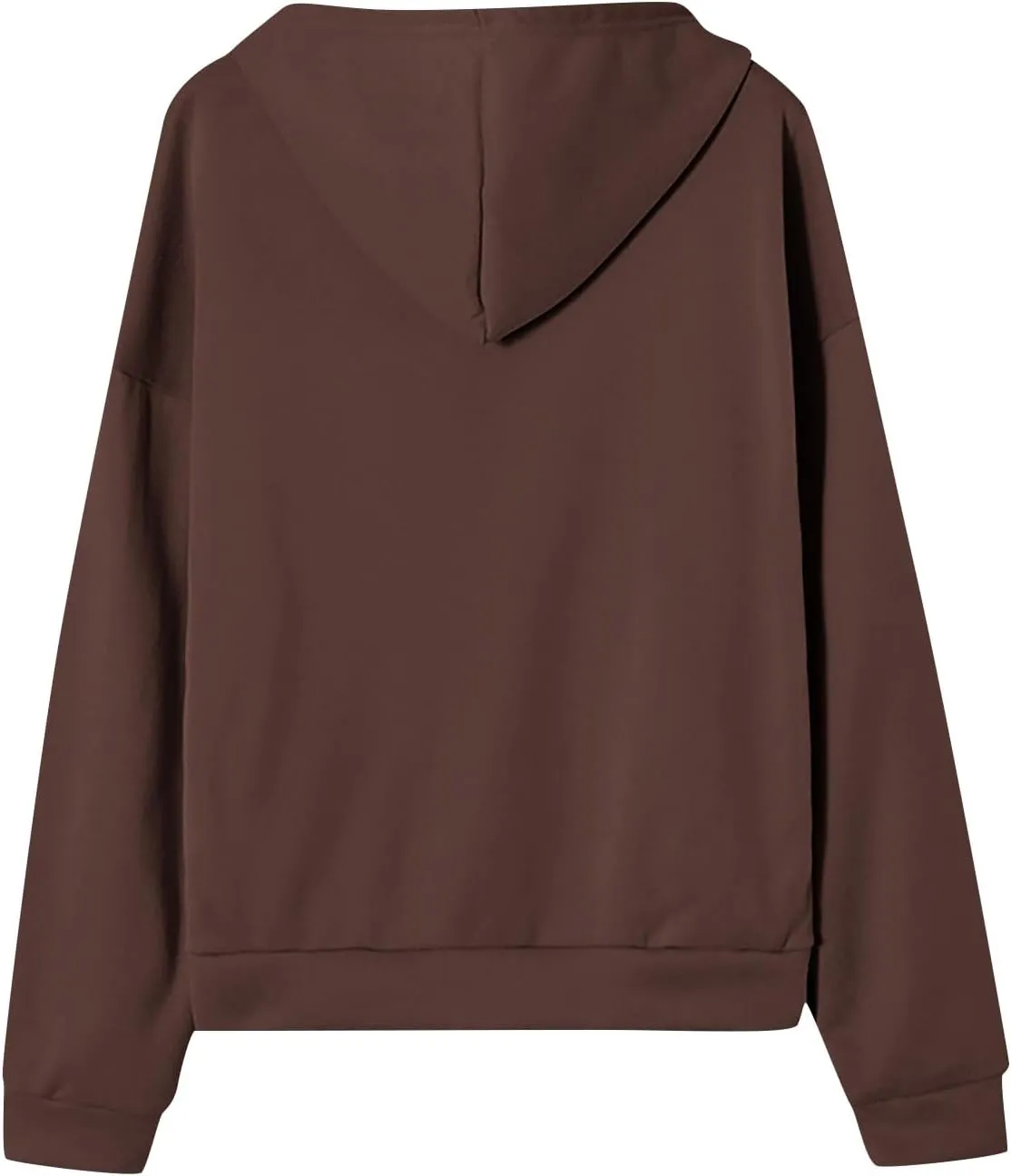 Womens Fashion Hoodies Zipper Oversized Loose Fit Long Sleeve Solid Jackets Soft Sweatshirts