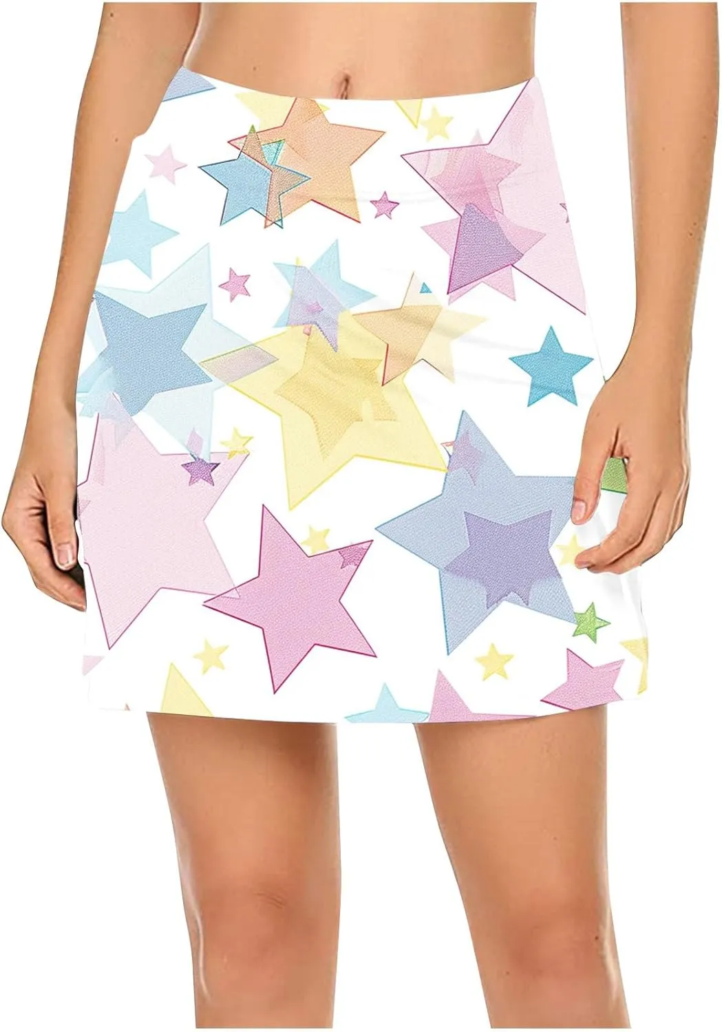 Womens Pleated High Cut 2 Piece Skirts Sets Skirts Shorts Sets for Women Workout Gym Yoga Tennis Matching Skirts