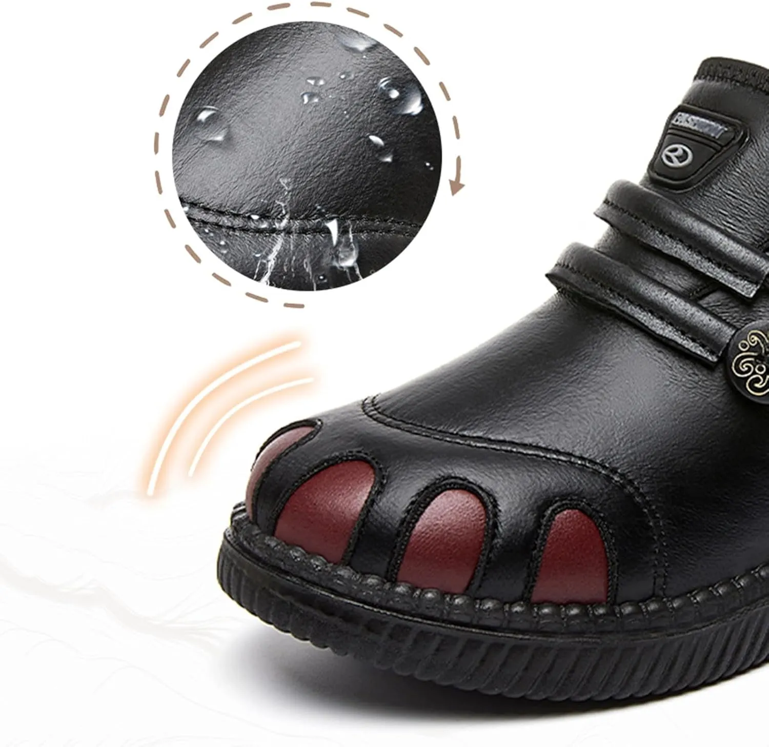 Womens Snow Boots Size 7.5 Wide Snow Booties for Women 2023 Winter Waterproof Boots Ladies Waterproof Winter Boots Botas De Trabajo Impermeables Y Antideslizantes Para Mujer