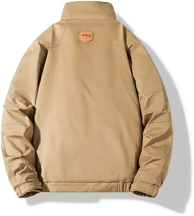 Xingfenly Winter Jacket Men Cotton Padded Coat Casual Plus Size Work Jackets Men' Clothing Baseball