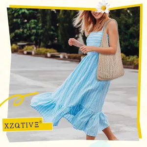 XZQTIVE Crochet Tote Bag for Women Mesh Beach bag for Summer Vacation Aesthetic Hobo Knit Shoulder Bag