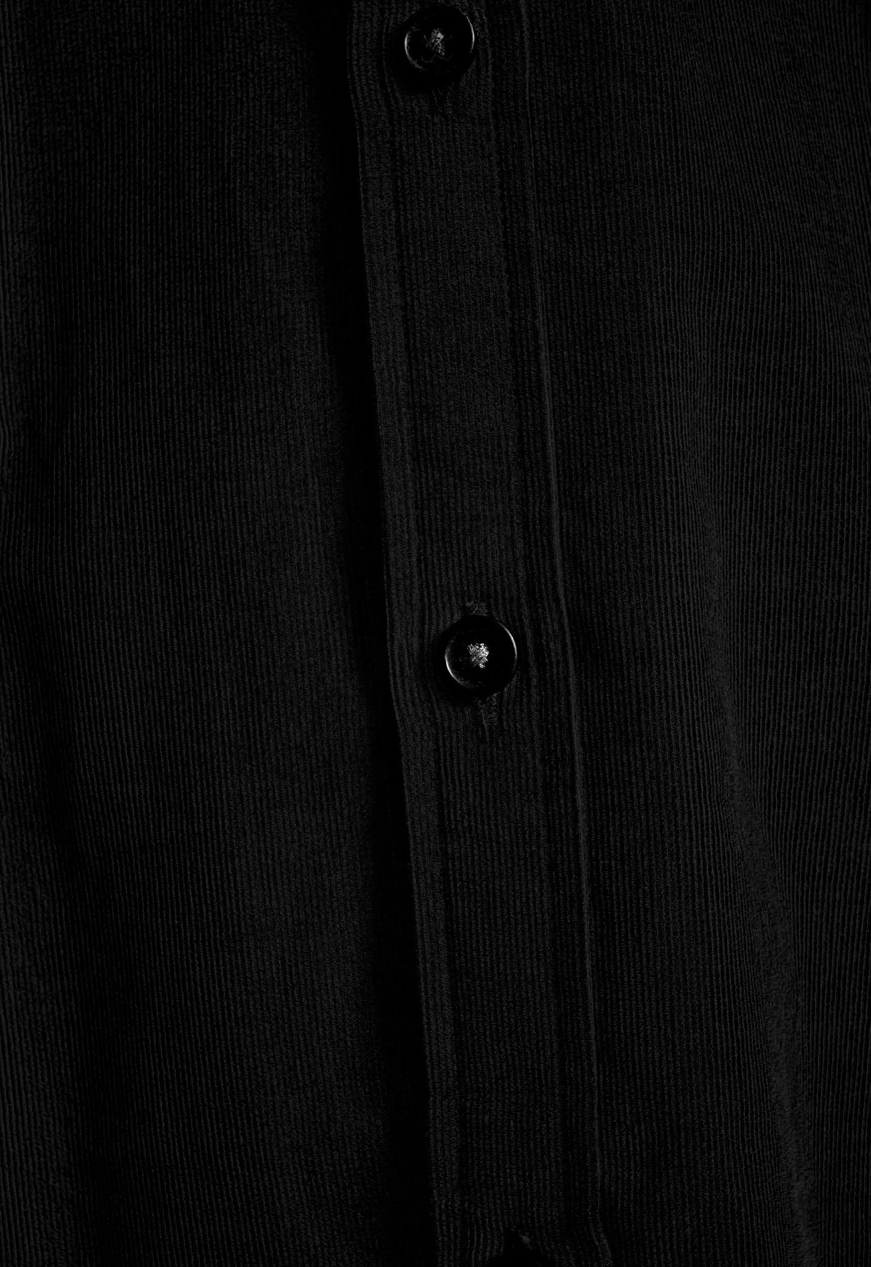 Yokem Cotton Shirt - Black