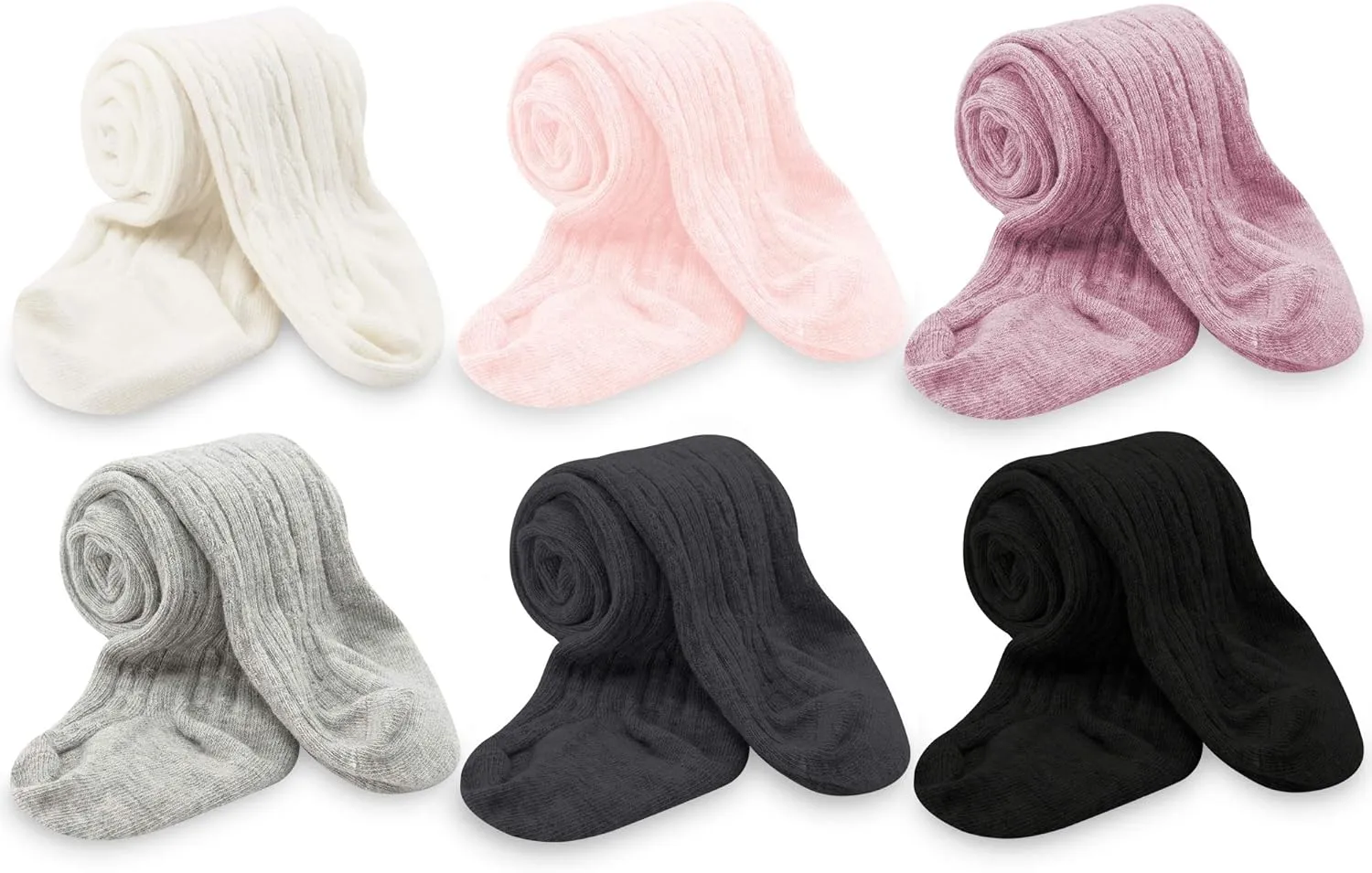 Zando Infant Soft Tights Toddler Seamless Leggings Tights for Baby Girls Winter Knit Warm Newborn Pants Stockings