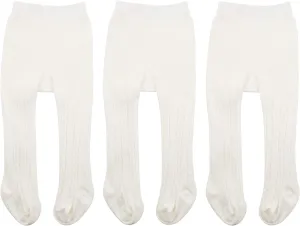 Zando Infant Soft Tights Toddler Seamless Leggings Tights for Baby Girls Winter Knit Warm Newborn Pants Stockings