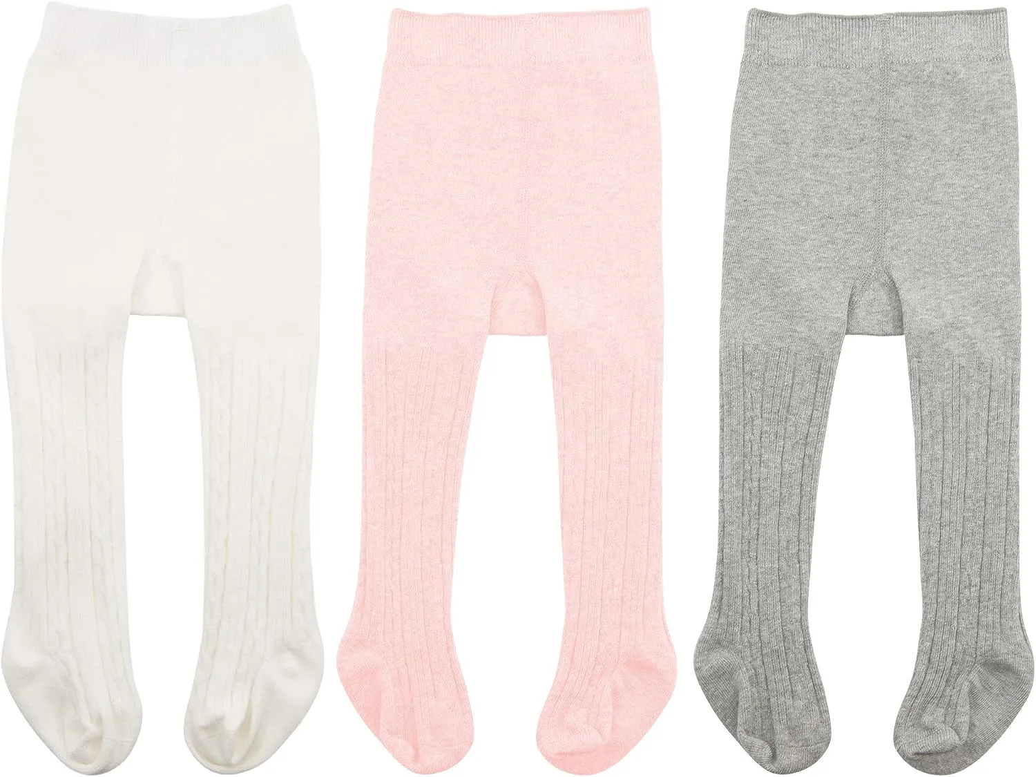 Zando Infant Soft Tights Toddler Seamless Leggings Tights for Baby Girls Winter Knit Warm Newborn Pants Stockings
