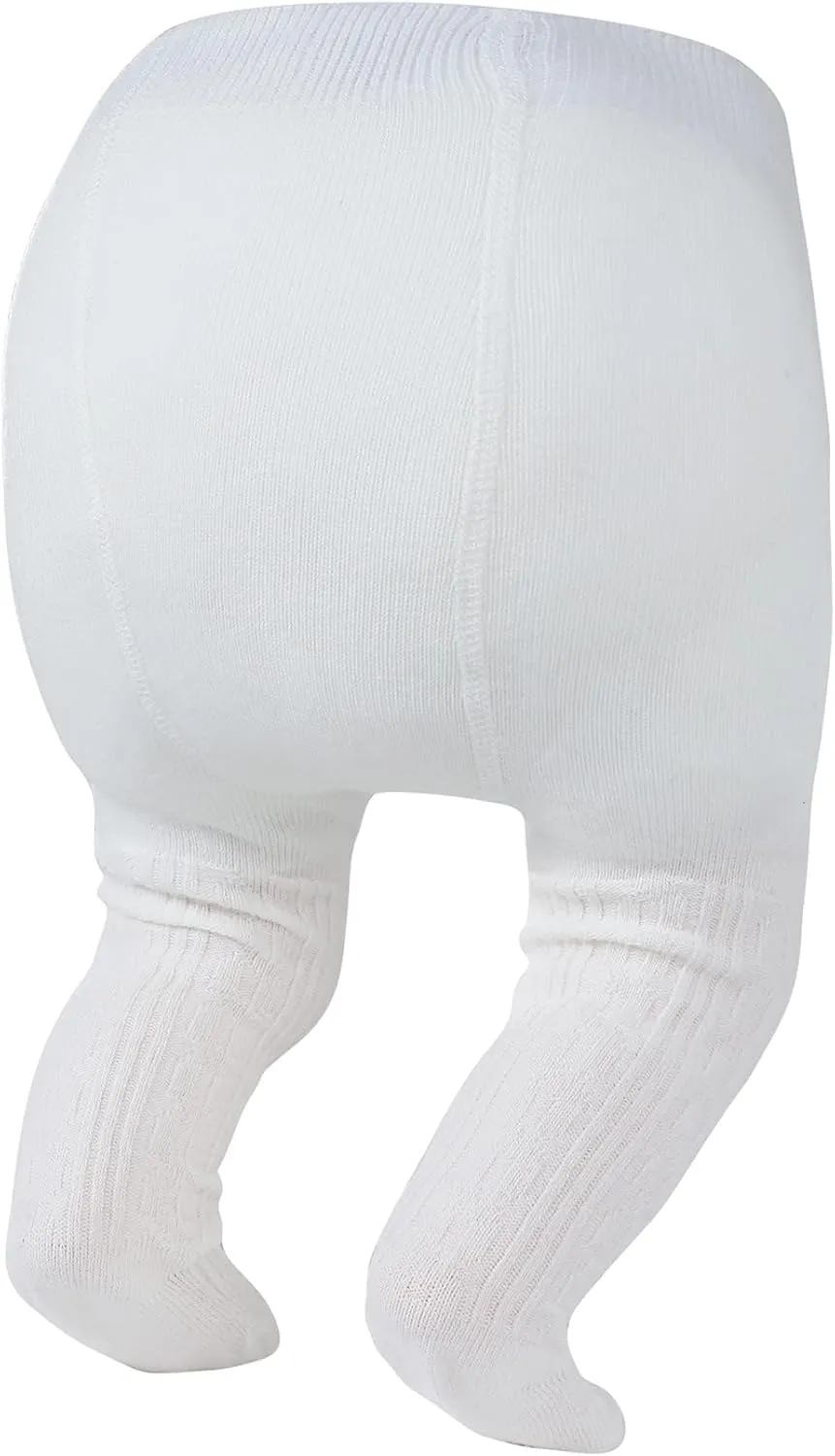 Zando Infant Soft Tights Toddler Seamless Leggings Tights for Baby Girls Winter Knit Warm Newborn Pants Stockings