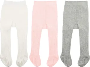 Zando Infant Soft Tights Toddler Seamless Leggings Tights for Baby Girls Winter Knit Warm Newborn Pants Stockings